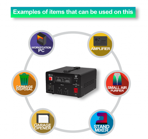 1000 Watt Diamond Series Voltage Transformer with Regulator & Stabilizer - 220 - Electronics