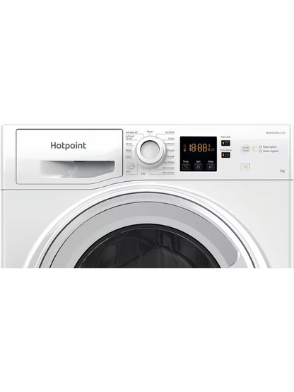 Hotpoint by GE 220v washer 50 hz model NSWE7469W220 7 KG 220 volt washing machine