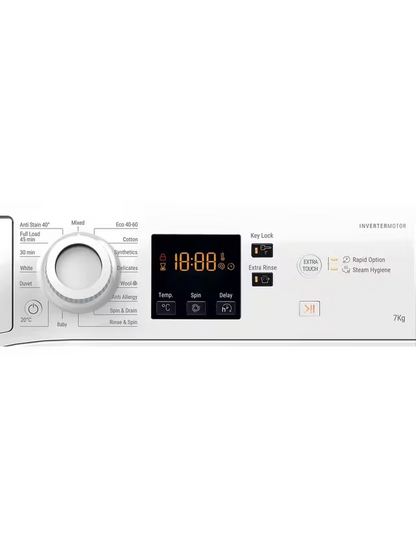 Hotpoint by GE 220v washer 50 hz model NSWE7469W220 7 KG 220 volt washing machine