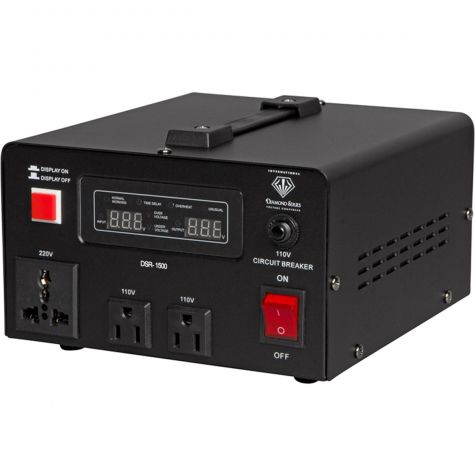 1500 Watt Diamond Series Voltage Transformer with Regulator - 220 - Electronics