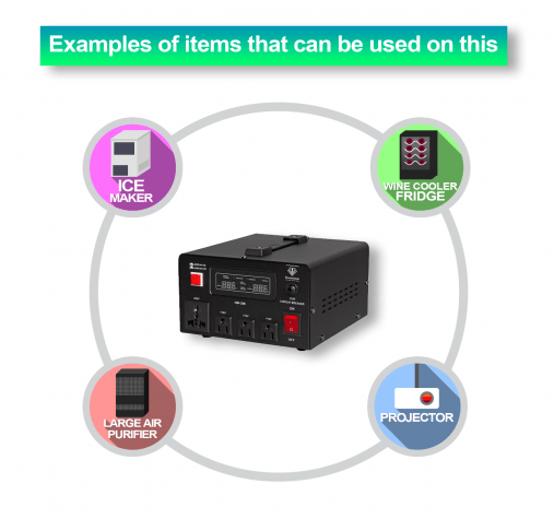 2000 Watt Diamond Series Voltage Transformer with Regulator & Stabilizer - 220 - Electronics