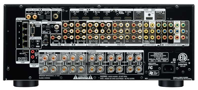 220 Volt Denon AVR - 4520CI AV Receiver - 220v volt electronics