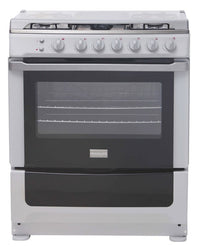 220 Volt Frigidaire by Electrolux FNGR76GNCWD White 30" 6 - Burner Gas Range - 220 - Electronics