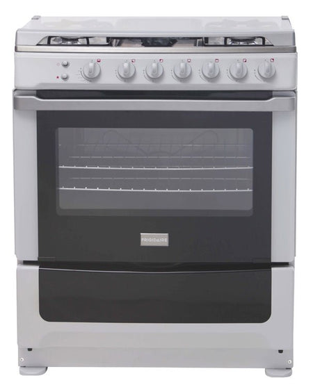 220 Volt Frigidaire by Electrolux FNGR76GNCWD White 30" 6 - Burner Gas Range - 220 - Electronics
