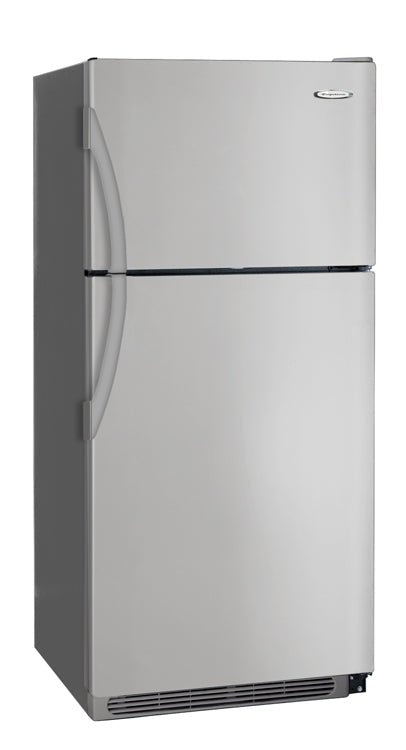 220 Volt Frigidaire FGTD23V6MM 23 Cu. Ft. Premium Silver Top Mount Refrigerator - 220v volt electronics