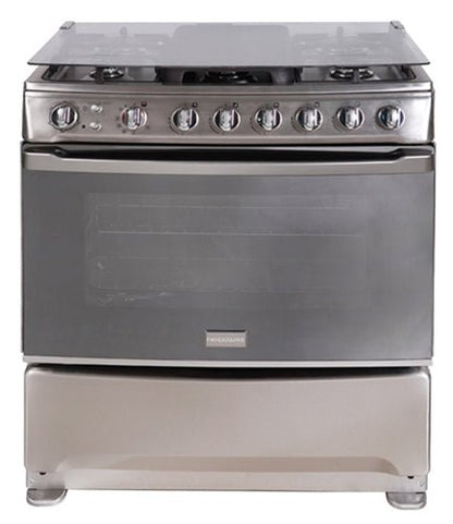 220 Volt Frigidaire FNGR76GNCVD 30" 6 - Burner Stainless Gas Range - 220v volt electronics