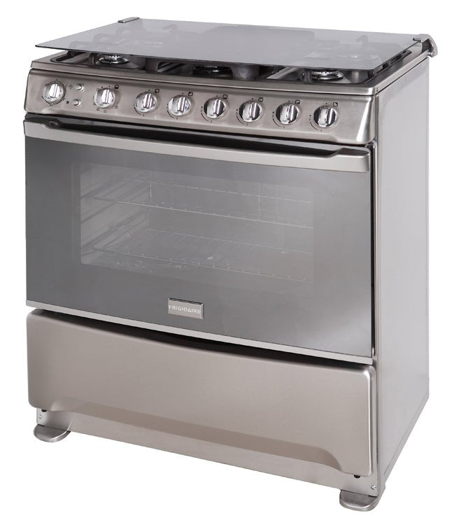 220 Volt Frigidaire FNGR76GNCVD 30" 6 - Burner Stainless Gas Range - 220v volt electronics