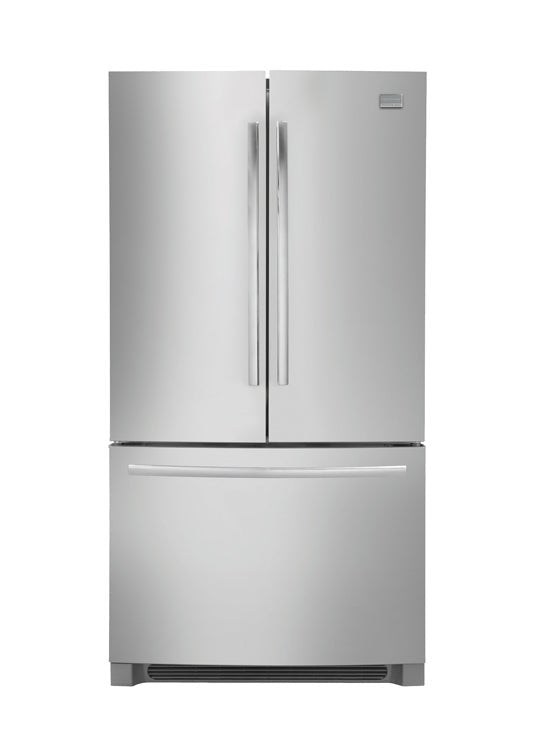 220 Volt Frigidaire MSBH30V7LS 21.8 Cu. Ft. Stainless Steel French 3 - Door Refrigerator - 220v volt electronics