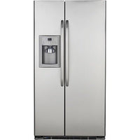 220 Volt GE GSE22KEBFSS Side by Side Refrigerator - 220v volt electronics