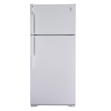 220 Volt GE GTE16CBCWW 16 Cu. Ft. Top Mount Refrigerator - 220v volt electronics