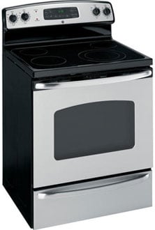 220 Volt GE JBP66SM SS Oven Capacity Stainless Steel Electric Range - 220v volt electronics