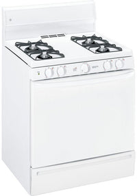 220 Volt GE JGBS14PCD WW 30" Free Standing 220 Volt Gas Range 230-240 Volt