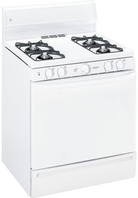 220 Volt GE JGBS14PCD WW 30" Free Standing 220 Volt Gas Range 230-240 Volt