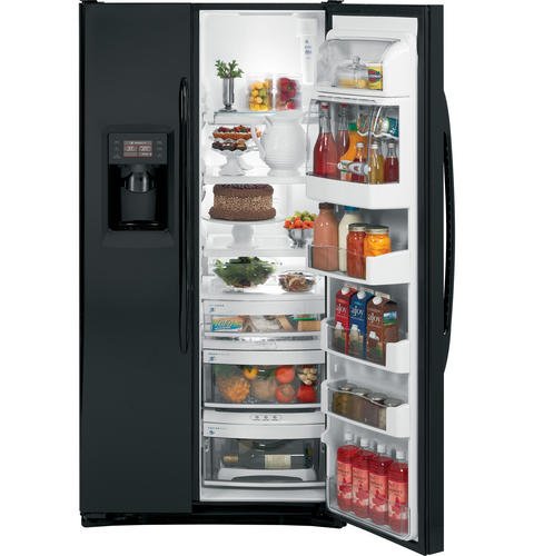 220 Volt GE PDE23NGTF BB 220 Volt 662 Liters 23.0 CFT BLACK COLOR Refrigerator - 220v volt electronics