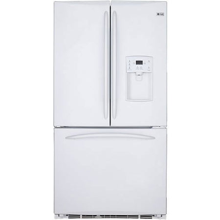 220 Volt GE PFSE5NJYD WW 220 Volt 90 cm French Door White Color Refrigerator - 220v volt electronics