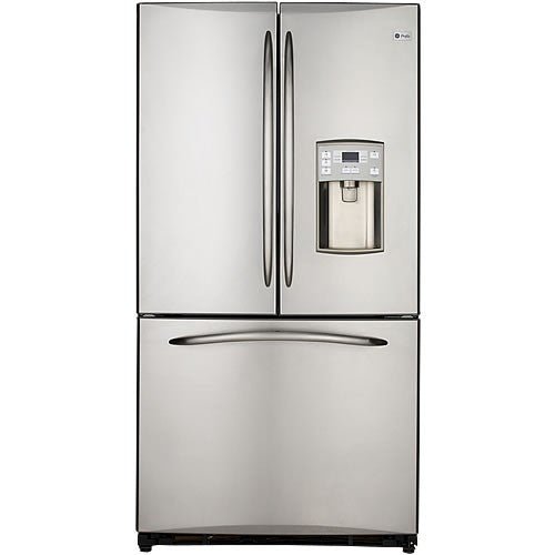 220 Volt GE PFSE5NJZDSS 25 Cu. Ft. French 3 - Door Refrigerator - 220v volt electronics