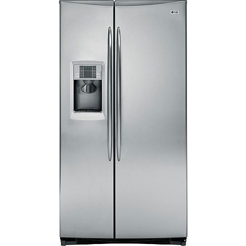 220 Volt GE PSE25VGXC SS 220 Volt 12 Kg Freezing Capacity Stainless Steel Grey Color Refrigerator - 220 - Electronics