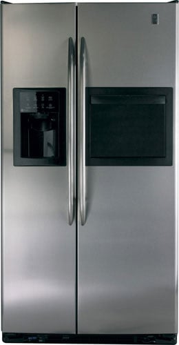 220 Volt GE PSE27NHWC SS 220 Volt Freestanding Side/Side Stainless Steel Refrigerator - 220v volt electronics