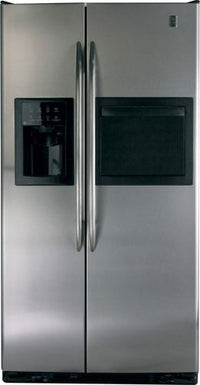 220 Volt GE PSE27NHWC SS 220 Volt Freestanding Side/Side Stainless Steel Refrigerator - 220v volt electronics