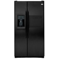 220 Volt GE PSE27VHXT BB 220 Volt Freestanding side/side Black Color Refrigerator - 220v volt electronics