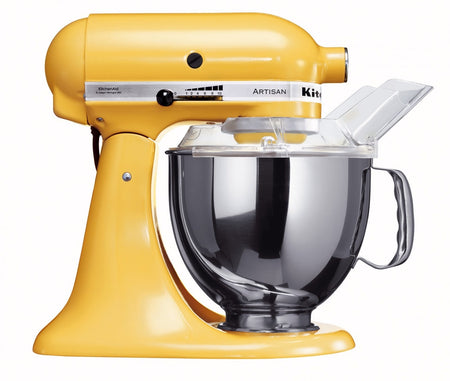 220 Volt KitchenAid 5KSM150PSEMY Artisan Stand Mixer - Majestic Yellow