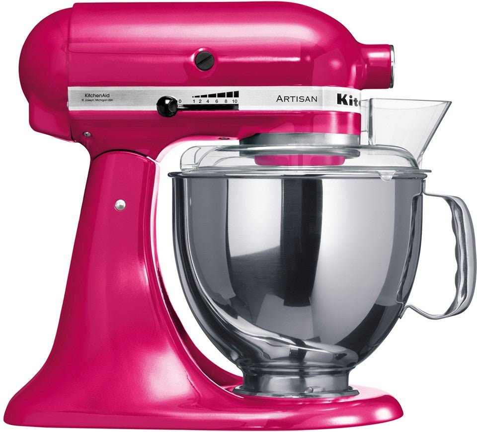 220 Volt KitchenAid 5KSM150PSERI Artisan Stand Mixer - Raspberry Ice