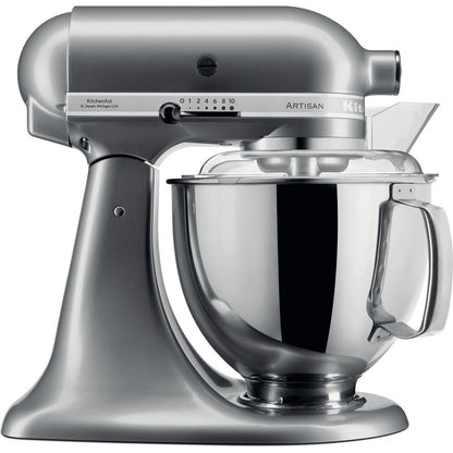 220 Volt KitchenAid 5KSM175PSECU Artisan Stand Mixer - Contour Silver - 220 - Electronics