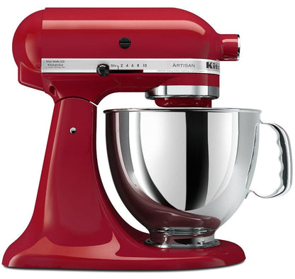 220 Volt KitchenAid 5KSM175PSEER Artisan Stand Mixer - Empire Red - 220 - Electronics