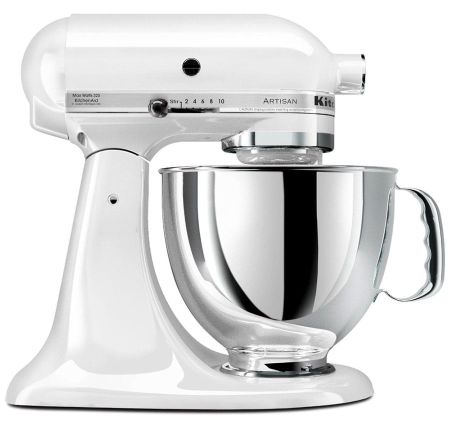 220 Volt KitchenAid Artisan Stand Mixer - White - 220v volt electronics