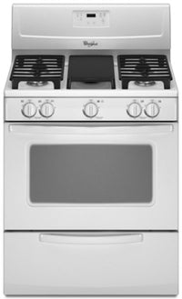 220 Volt Whirlpool 3WFG231LVQ 30 inch Freestanding 220 Volt Gas Range 230 240 V