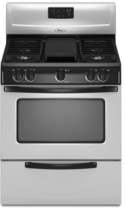 220 Volt Whirlpool 3WFG231LVS Stainless Steel 220 Volt Gas Stove 230 240 V