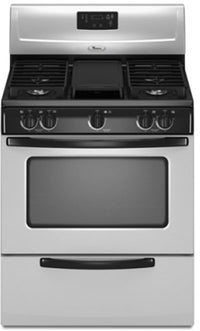 220 Volt Whirlpool 3WFG231LVS Stainless Steel 220 Volt Gas Stove 230 240 V