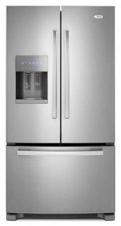 220 Volt Whirlpool 5GI6FARAF 29 cu.ft. French Door Stainless Steel with Dispenser 220 Volt Refrigerator 230 - 240 V - 220 - Electronics