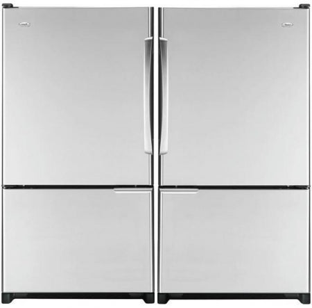 220 Volt Whirlpool WGB5526FEAS 19 cu.ft. Stainless Steel Bottom Mount 220 Volt Refrigerator 230 - 240 V - 220 - Electronics