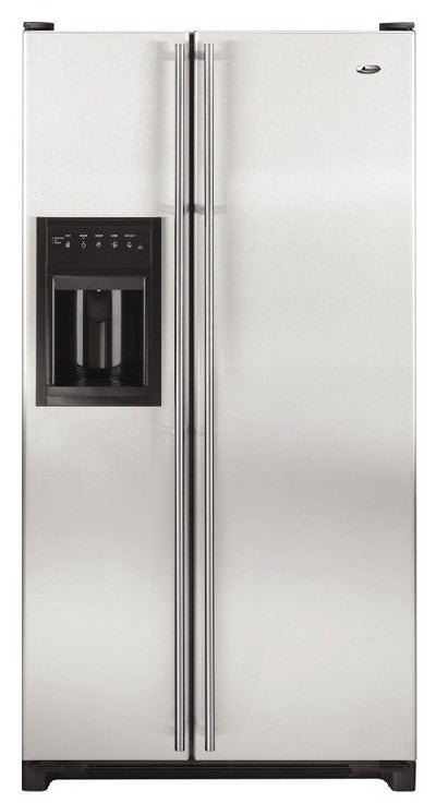 220 Volt Whirlpool WGC2227HEKS 23 cu.ft.Counter Depth Stainless Steel Side by Side 220 Volt Refrigerator 230 - 240 V - 220 - Electronics