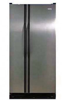 220 Volt Whirlpool ED2FHKXRL 23 cu.ft.Satina Side by Side Refrigerator