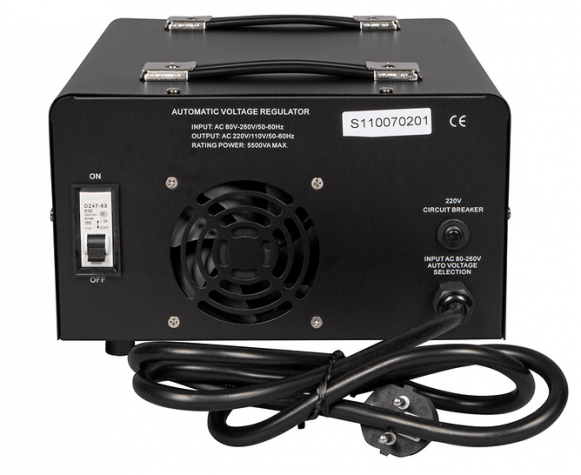 500 Watt Diamond Series Voltage Transformer with Regulator - 220 - Electronics
