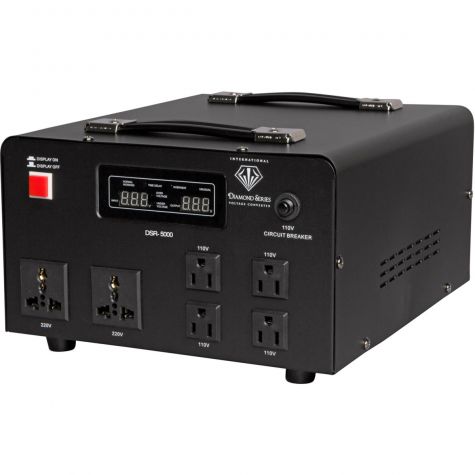 5000 Watt Diamond Series Voltage Transformer with Regulator - 220 - Electronics