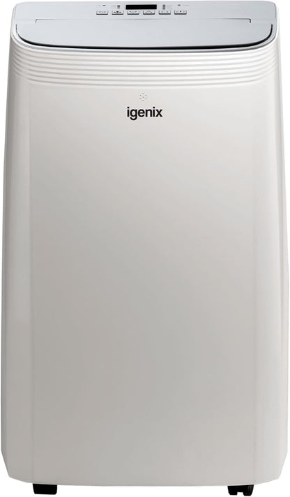 Igenix 220v Portable Air Conditioner 9,000 BTU 4 in 1 Cooling, Heating & Dehumidifier 220 volts 50 hz IGAC03009W220v