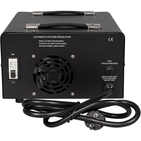 5500 Watt Diamond Series Voltage Transformer with Regulator - 220 - Electronics