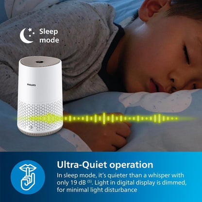 Philips 220v Air Purifier AC0650220v Series, Ultra-quiet and energy-efficient, For allergy sufferers, HEPA filter removes 99.97% of pollutants 220 volt 50 hz