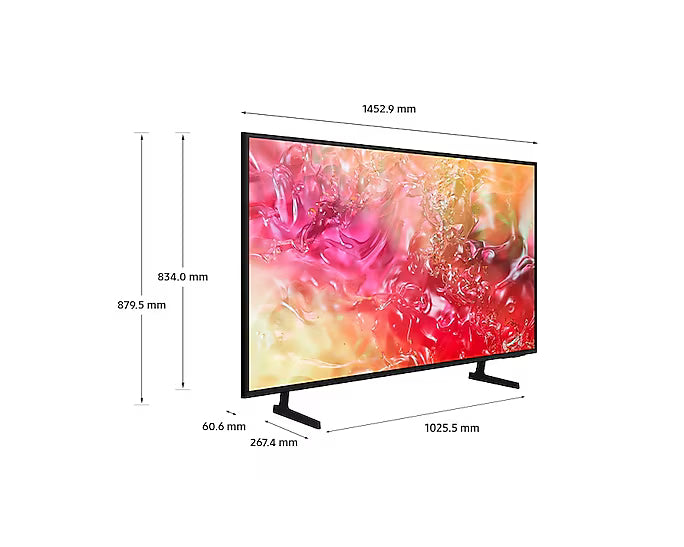 Samsung UA - 65DU7000 65" 4K UHD Multi - System Smart Wi - Fi LED TV 220 volt tv 110 220 240 volts - 220v volt electronics