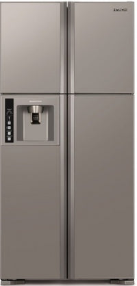 Hitachi R-W660 220 Volt side by side Refrigerator with water dispenser 220v 240 volts