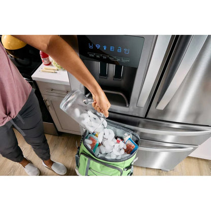 Whirlpool 220 Volts 50 Hz Refrigerator 4-Door French Door with 24.5 Cu Ft Stainless Steel Finish WRMF3636S220v