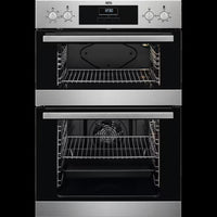 AEG Built in Double Oven 220 volts 50 hz Stianless Steel 220v Integrated double oven Made in Italy DEX33111EM