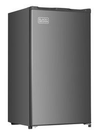 Black and Decker 220 volt refrigerator 220v Fridge 90L with Chiller/Freezer — 220 Volt (BXRFSDFS90A220v)