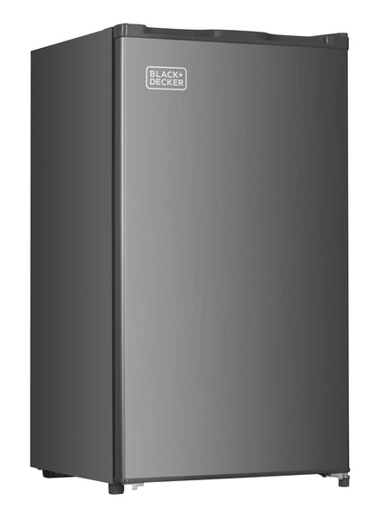 Black and Decker 220 volt refrigerator 220v Fridge 90L with Chiller/Freezer — 220 Volt (BXRFSDFS90A220v)