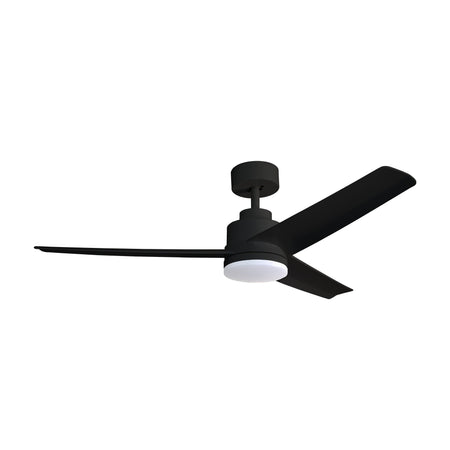 Blaupunkt Designer 52" 220v Ceiling Fan with LED Light & Remote, Black — 220 Volt 50hz 60 hz (BKCFL9853220v)
