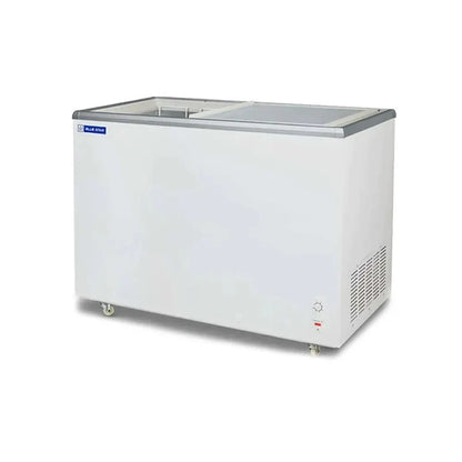 Dynastar 220 Volt Glass Top chest display Freezer 310 Liter Sliding Door Chest Freezer 220V 50Hz EGT310FOD