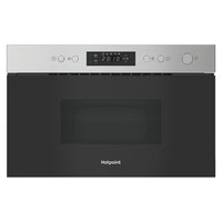 Hotpoint by Whirlpool HPMK12CXUK Built In Microwave with Grill 22 Liters BUILT IN INTEGRATED